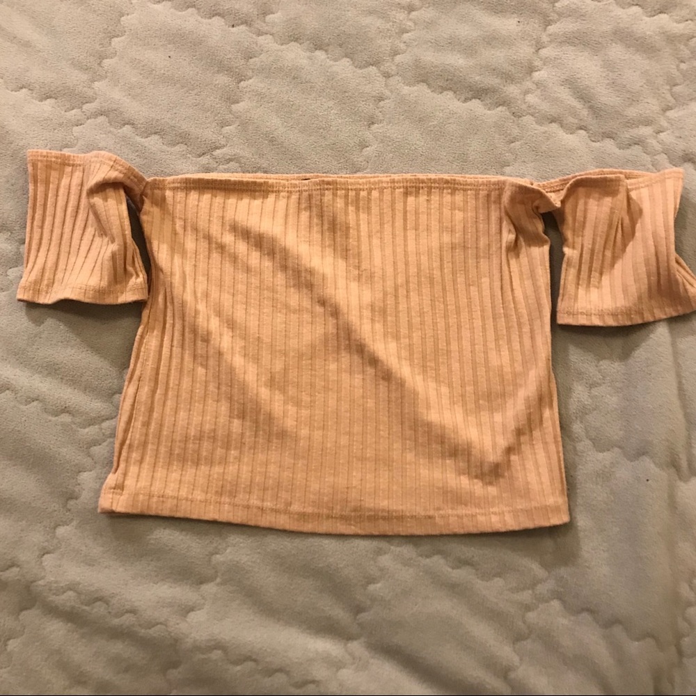 Off the shoulder crop top